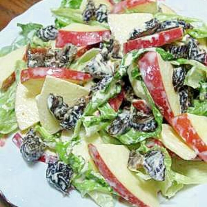 プルーンのサラダ (我が家の味)